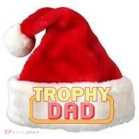 Trophy Dad Funny Retro Santa Hat thumb 0
