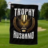 Trophy Husband Golf Towel thumb 1