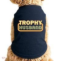 Trophy Husband Funny Retro Doggie Tank thumb 0