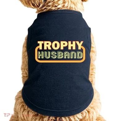 Trophy Husband Funny Retro Doggie Tank