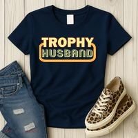 Trophy Husband Funny Retro Women's T-Shirt thumb 3