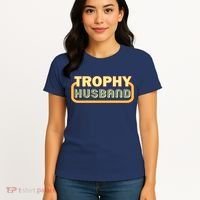 Trophy Husband Funny Retro Women's T-Shirt thumb 4