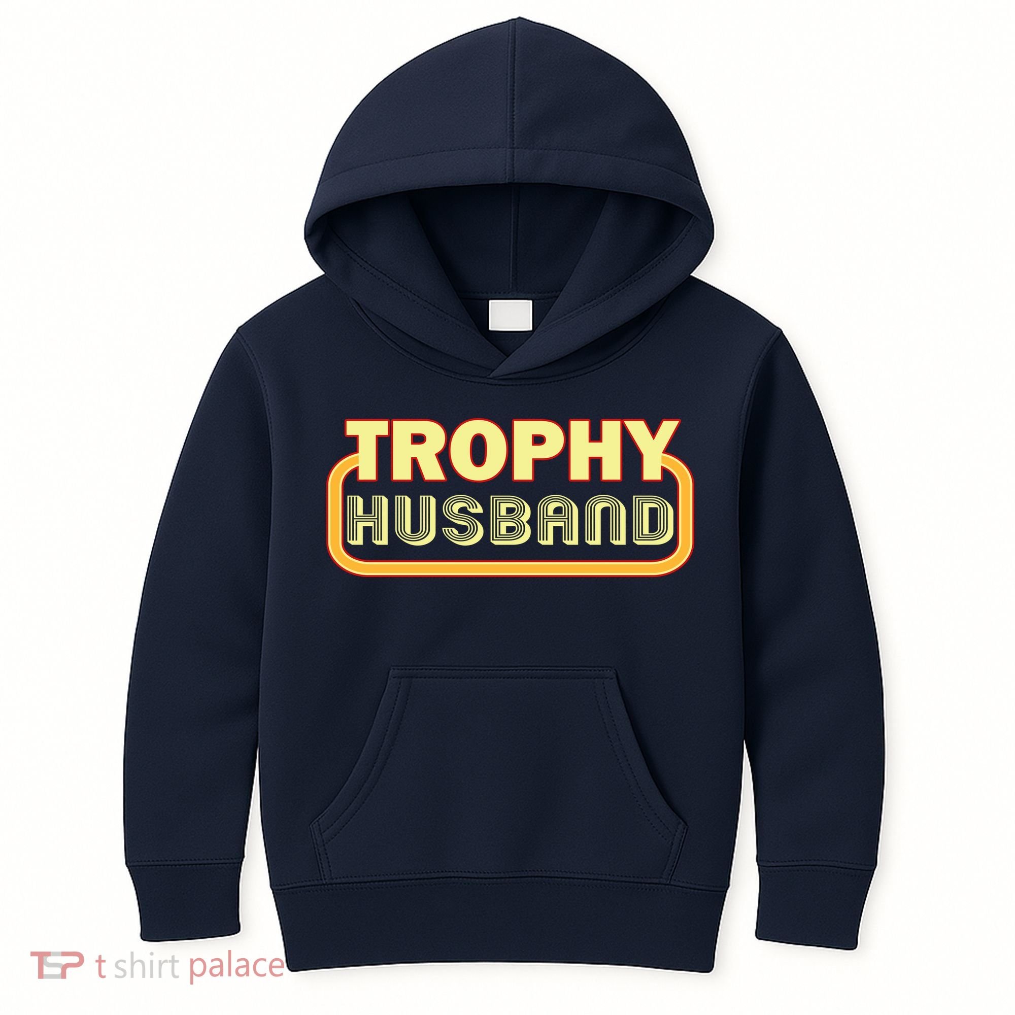Trophy Husband Funny Retro Kids Hoodie