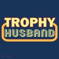 Trophy Husband Funny Retro Kids Long Sleeve Shirt thumb 2