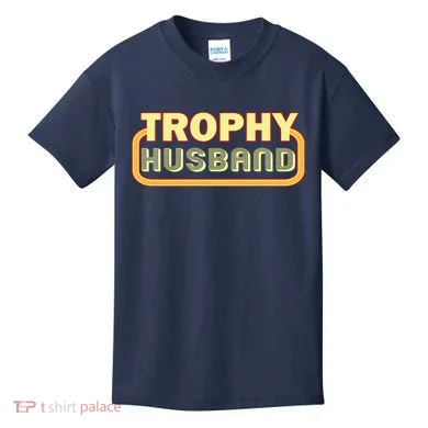 Trophy Husband Funny Retro Kids T-Shirt