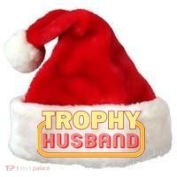 Trophy Husband Funny Retro Santa Hat thumb 0