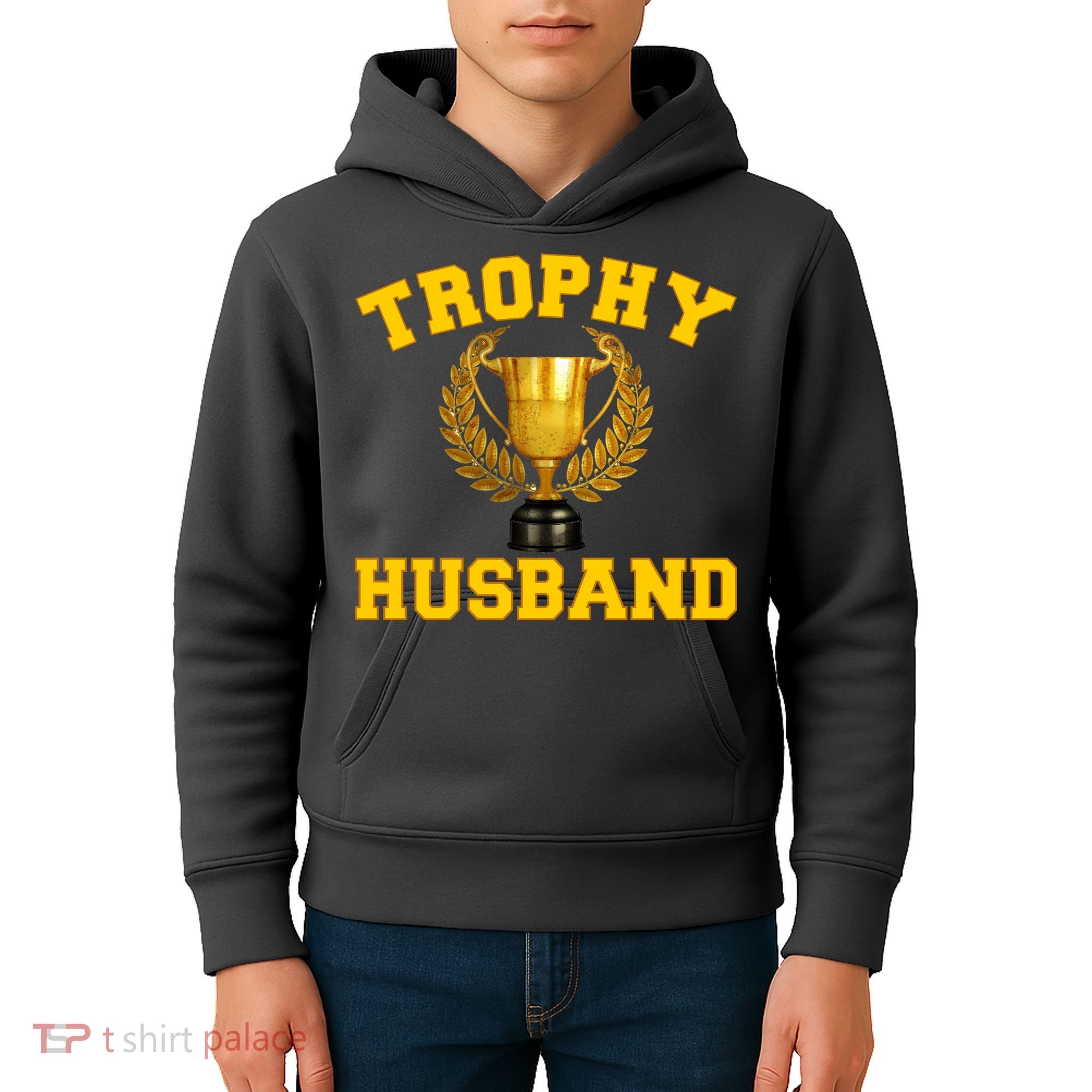 Trophy Husband World's Best Husband Kids Hoodie