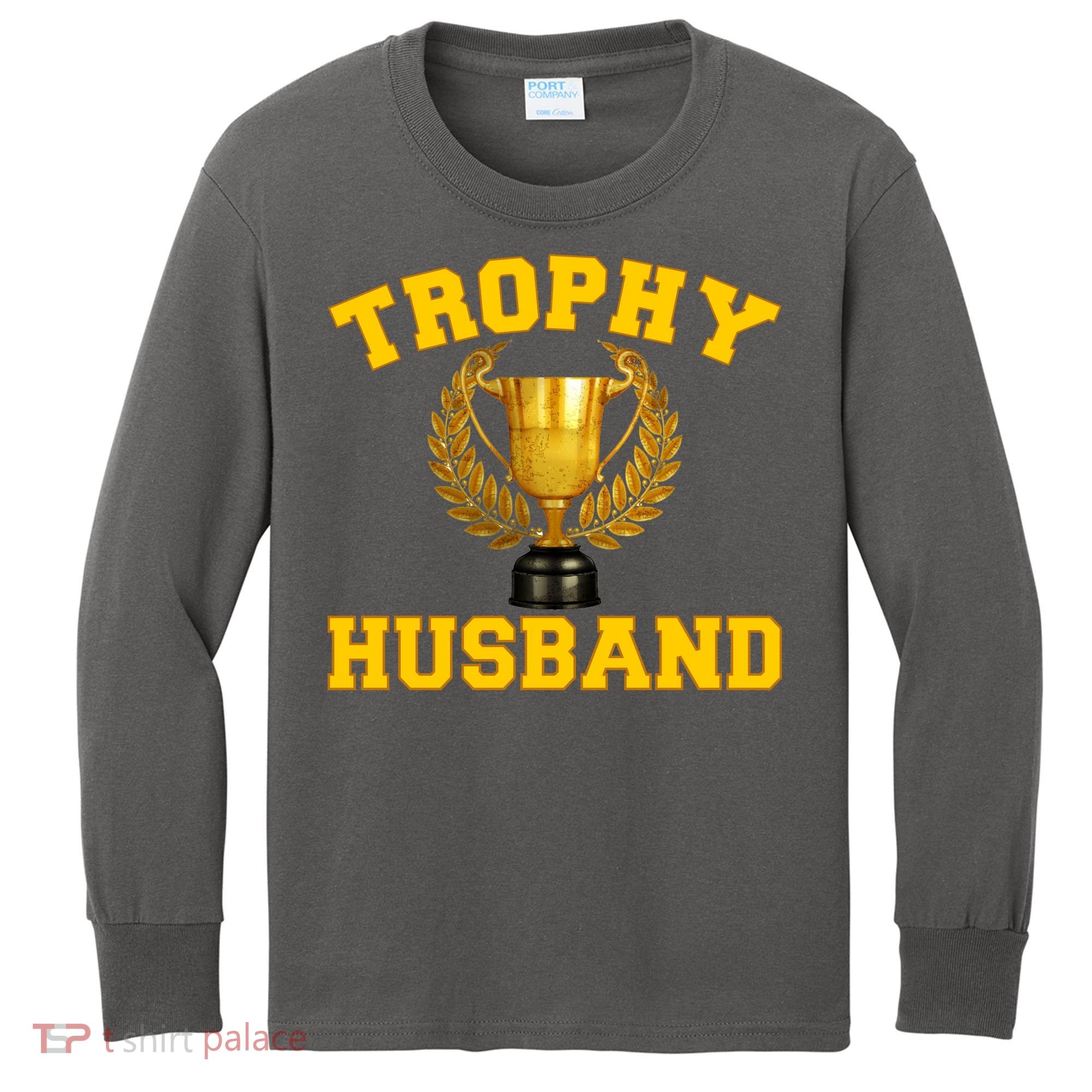 Trophy Husband World's Best Husband Kids Long Sleeve Shirt