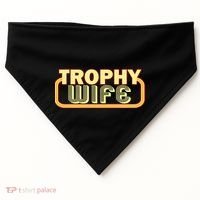 Trophy Mom Funny Retro USA-Made Doggie Bandana thumb 0