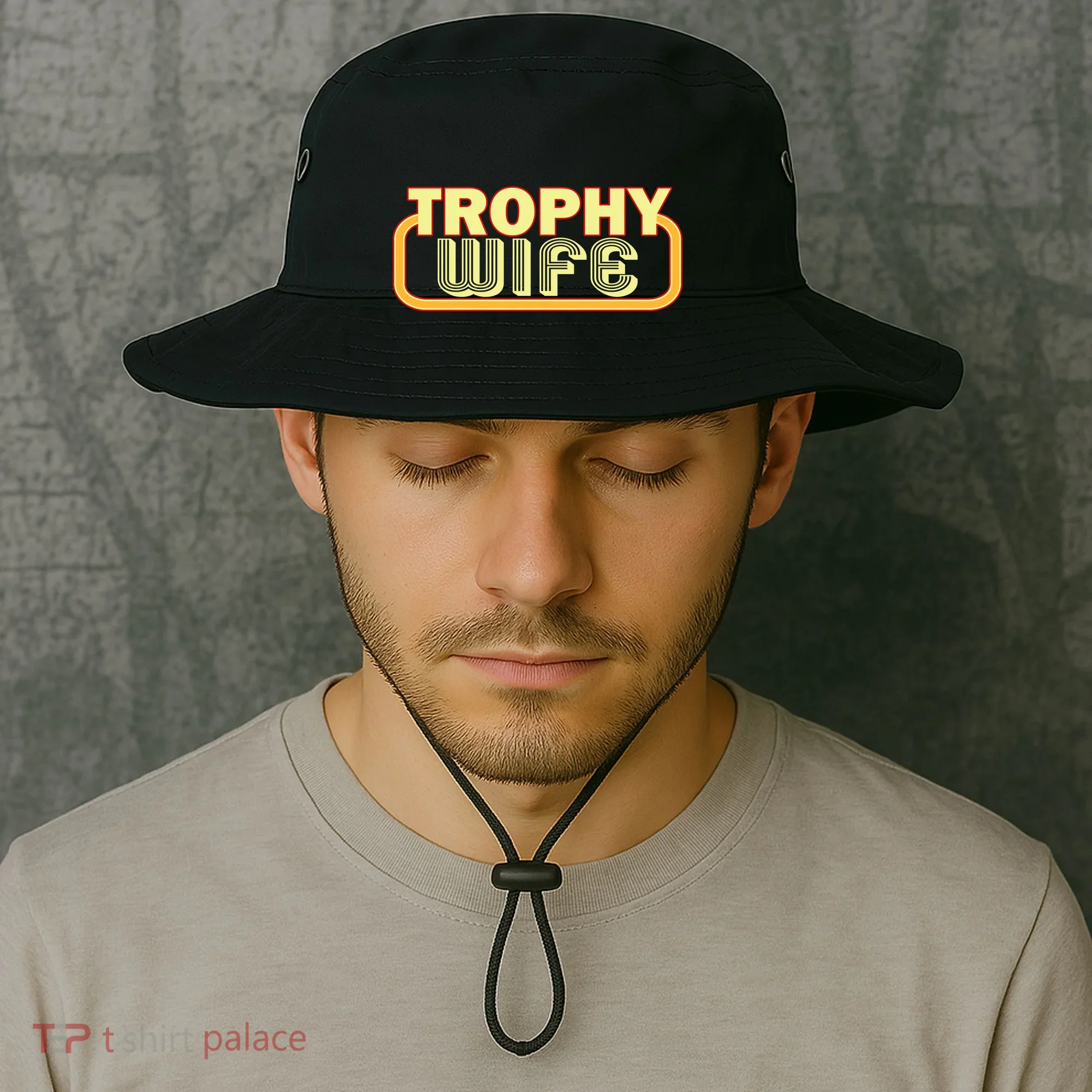 Trophy Mom Funny Retro Bucket Hat