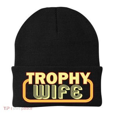 Trophy Mom Funny Retro Beanie