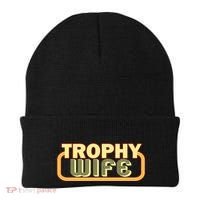Trophy Mom Funny Retro Beanie thumb 0