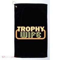 Trophy Mom Funny Retro Golf Towel thumb 0