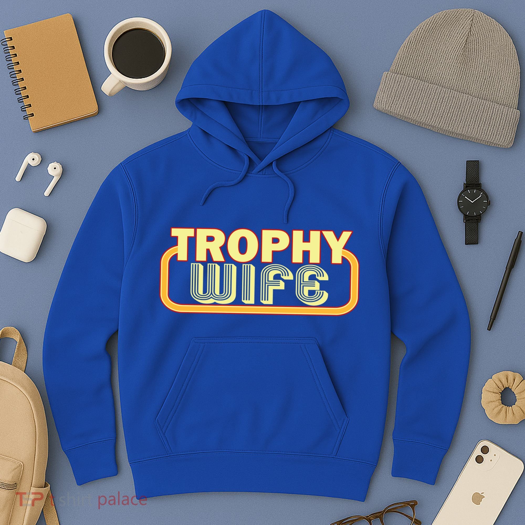 Trophy Mom Funny Retro Hoodie