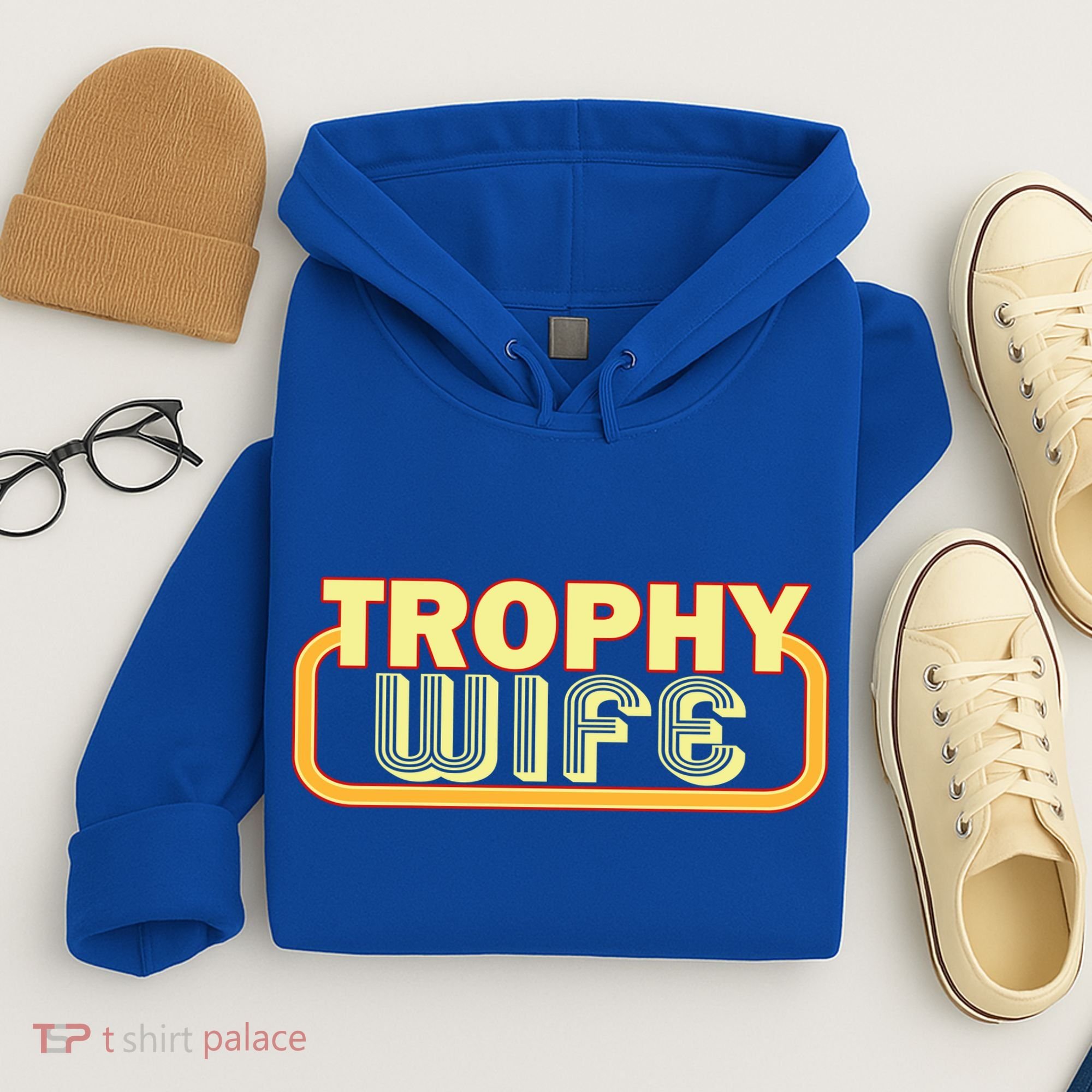Trophy Mom Funny Retro Hoodie