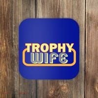 Trophy Mom Funny Retro Coaster thumb 0