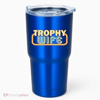 Trophy Mom Funny Retro Tumbler
