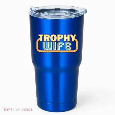 Trophy Mom Funny Retro Tumbler