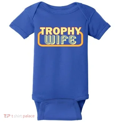 Trophy Mom Funny Retro Baby Bodysuit