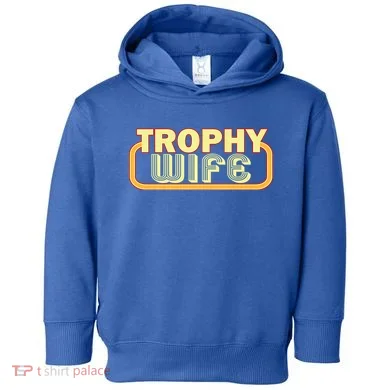 Trophy Mom Funny Retro Toddler Hoodie