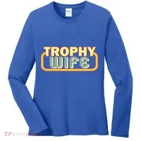 Trophy Mom Funny Retro Women's Long Sleeve Shirt thumb 0