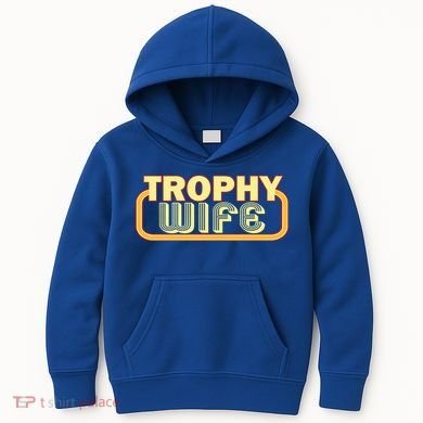 Trophy Mom Funny Retro Kids Hoodie