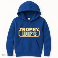 Trophy Mom Funny Retro Kids Hoodie thumb 0