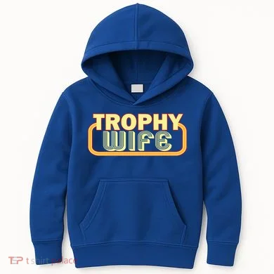 Trophy Mom Funny Retro Kids Hoodie