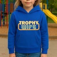 Trophy Mom Funny Retro Kids Hoodie thumb 3