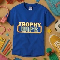 Trophy Mom Funny Retro Kids T-Shirt thumb 3