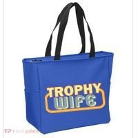 Trophy Mom Funny Retro Tote Bag thumb 2