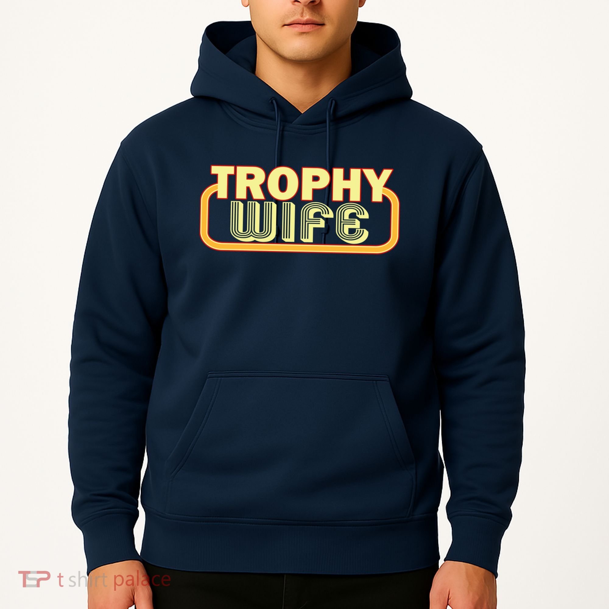 Trophy Wife Funny Retro Hoodie