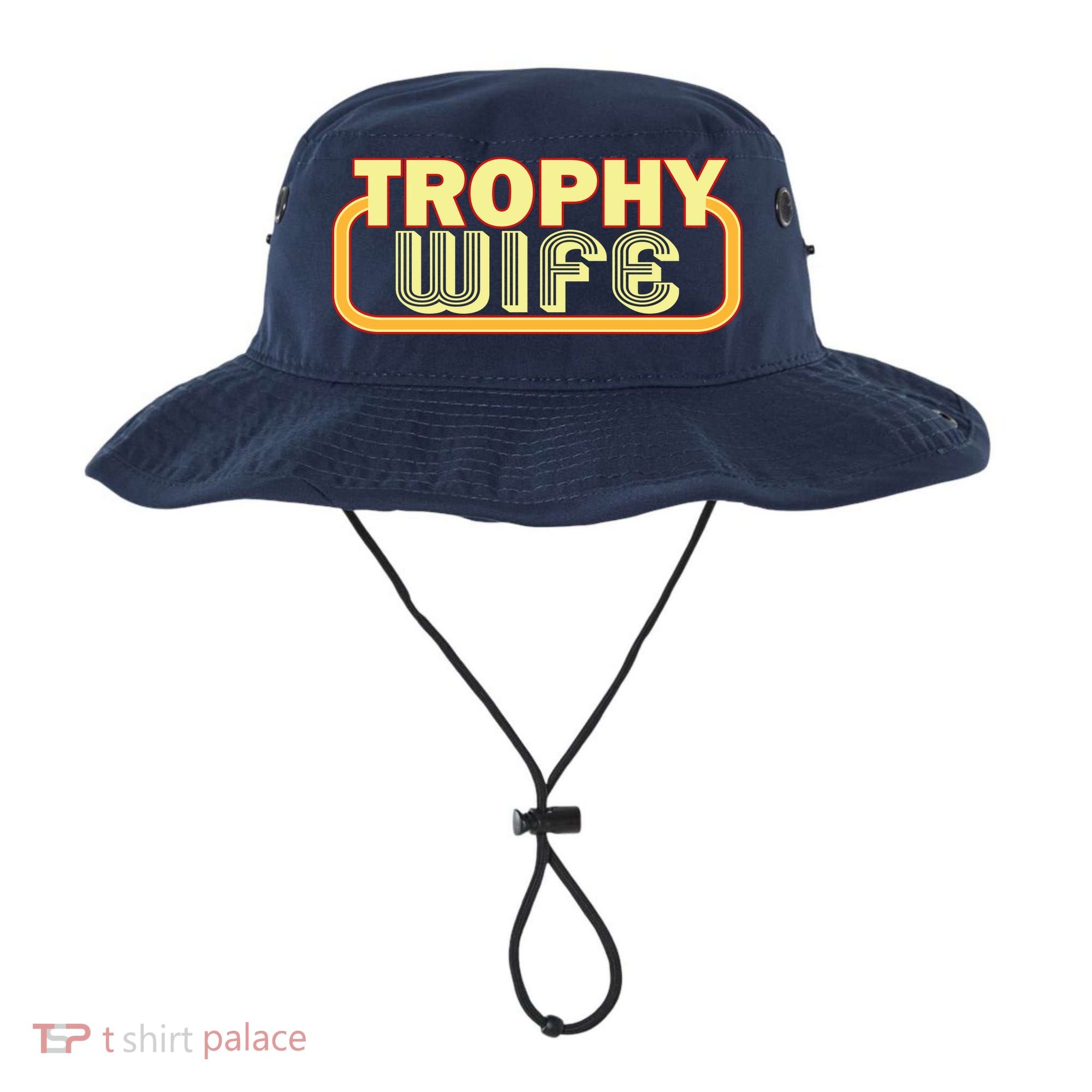 Trophy Wife Funny Retro Bucket Hat