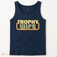 Trophy Wife Funny Retro Tank Top thumb 2