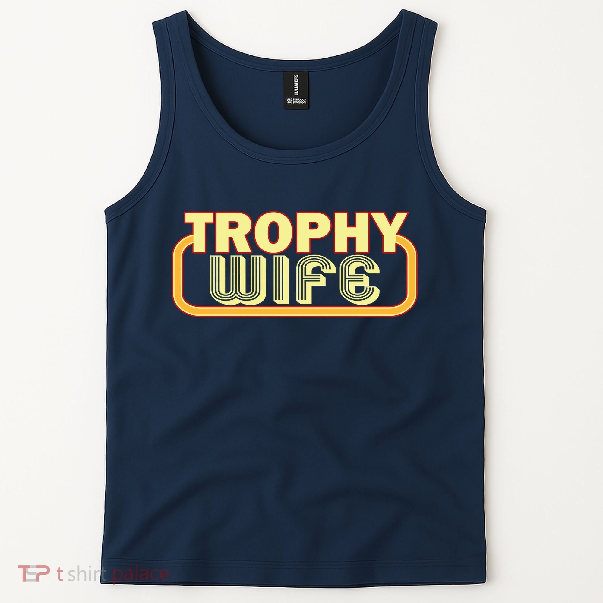 Trophy Wife Funny Retro Tank Top