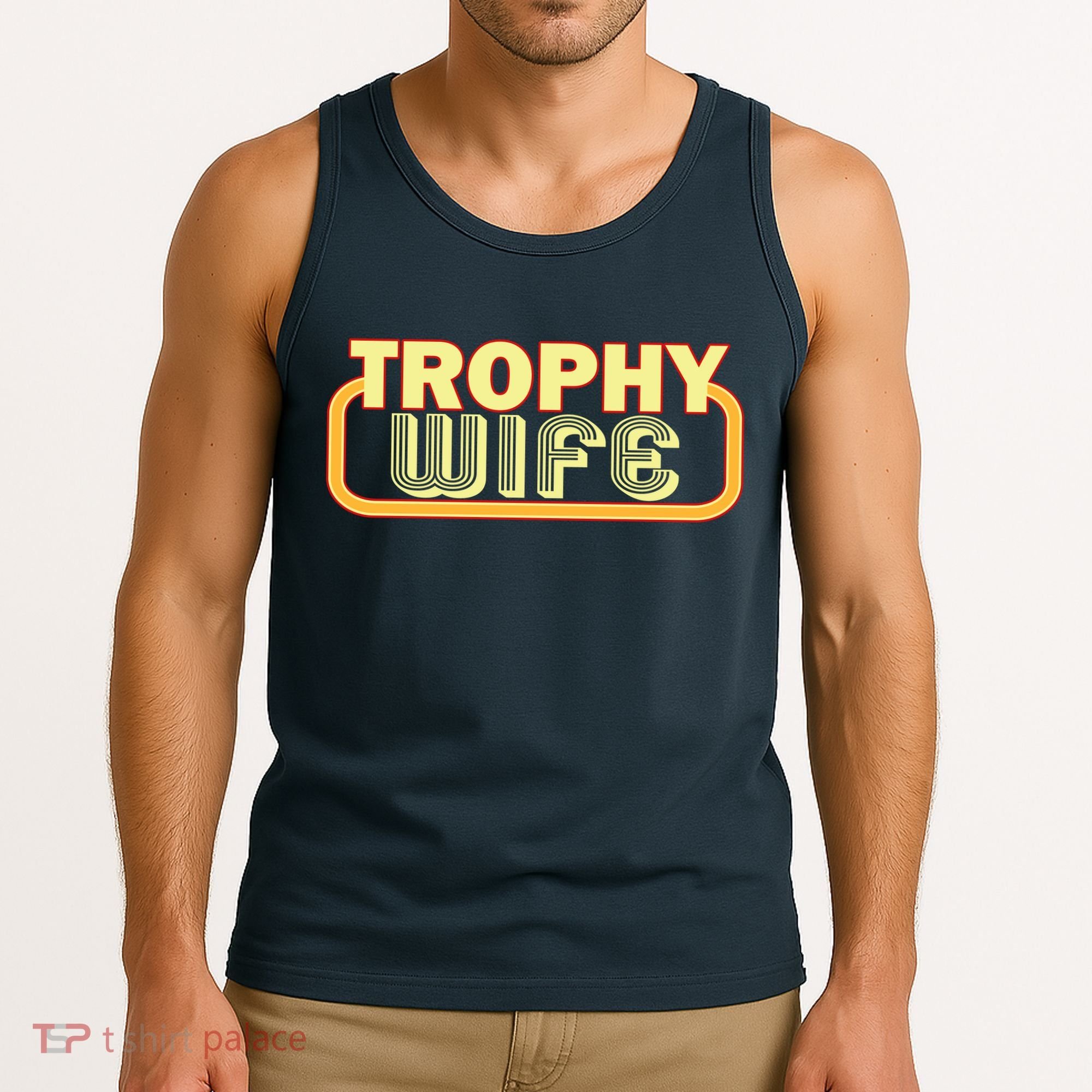 Trophy Wife Funny Retro Tank Top