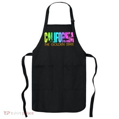 Tropical California The Golden State Apron