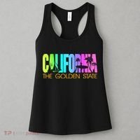 Tropical California The Golden State Women's Tank Top thumb 3