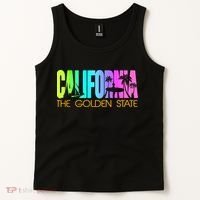 Tropical California The Golden State Tank Top thumb 2