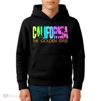 Tropical California The Golden State Kids Hoodie thumb 4