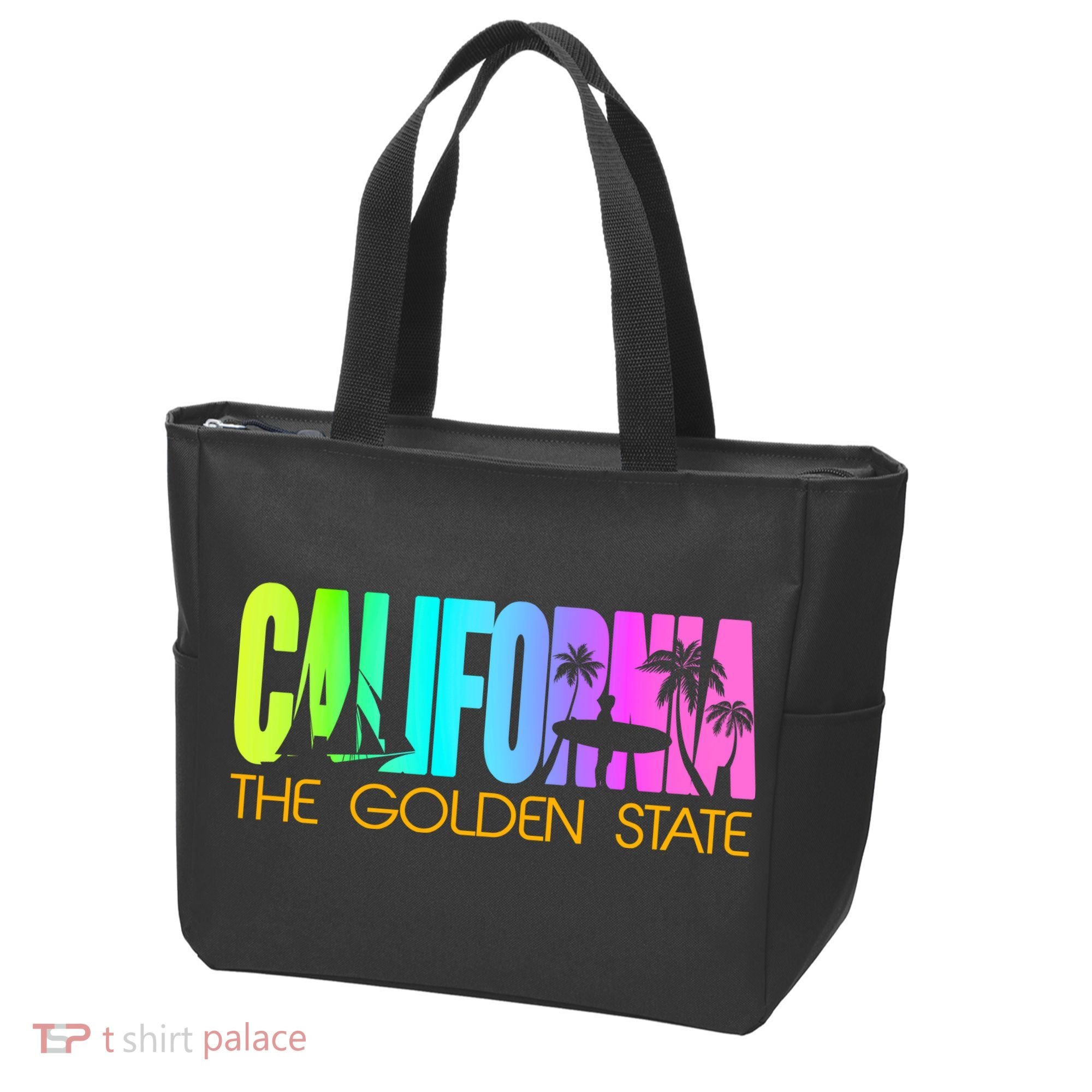Tropical California The Golden State Tote Bag