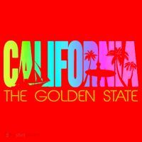 Tropical California The Golden State Santa Hat thumb 1