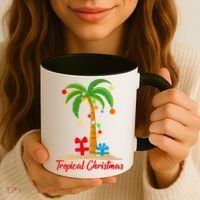 Tropical Christmas Coffee Mug thumb 3