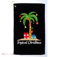 Tropical Christmas Golf Towel thumb 0