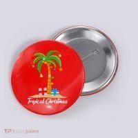 Tropical Christmas Button thumb 0