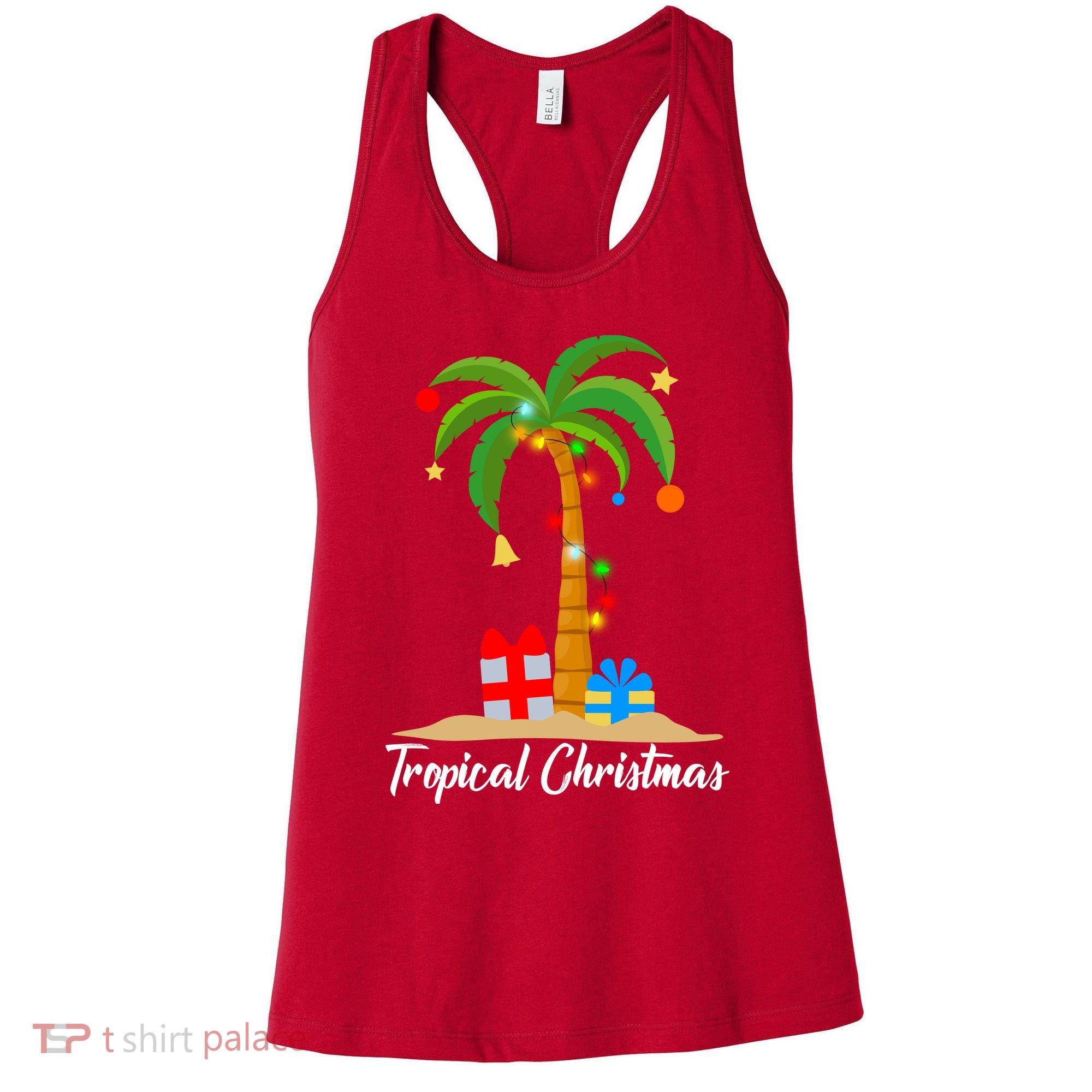 Tropical Christmas Women's Tank Top