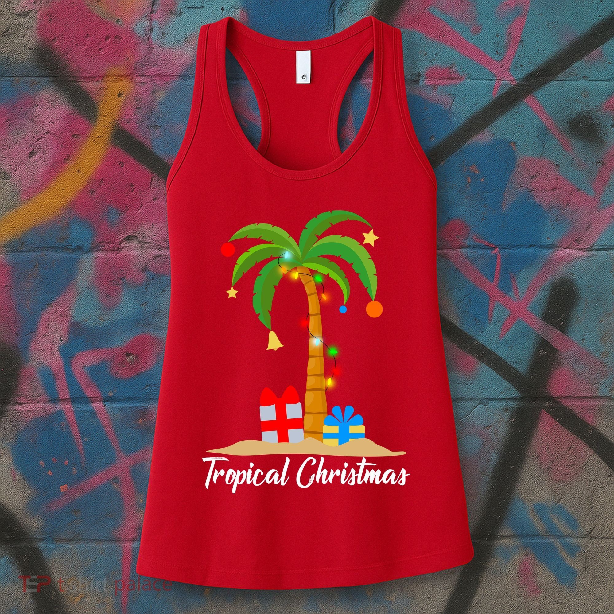 Tropical Christmas Women's Tank Top