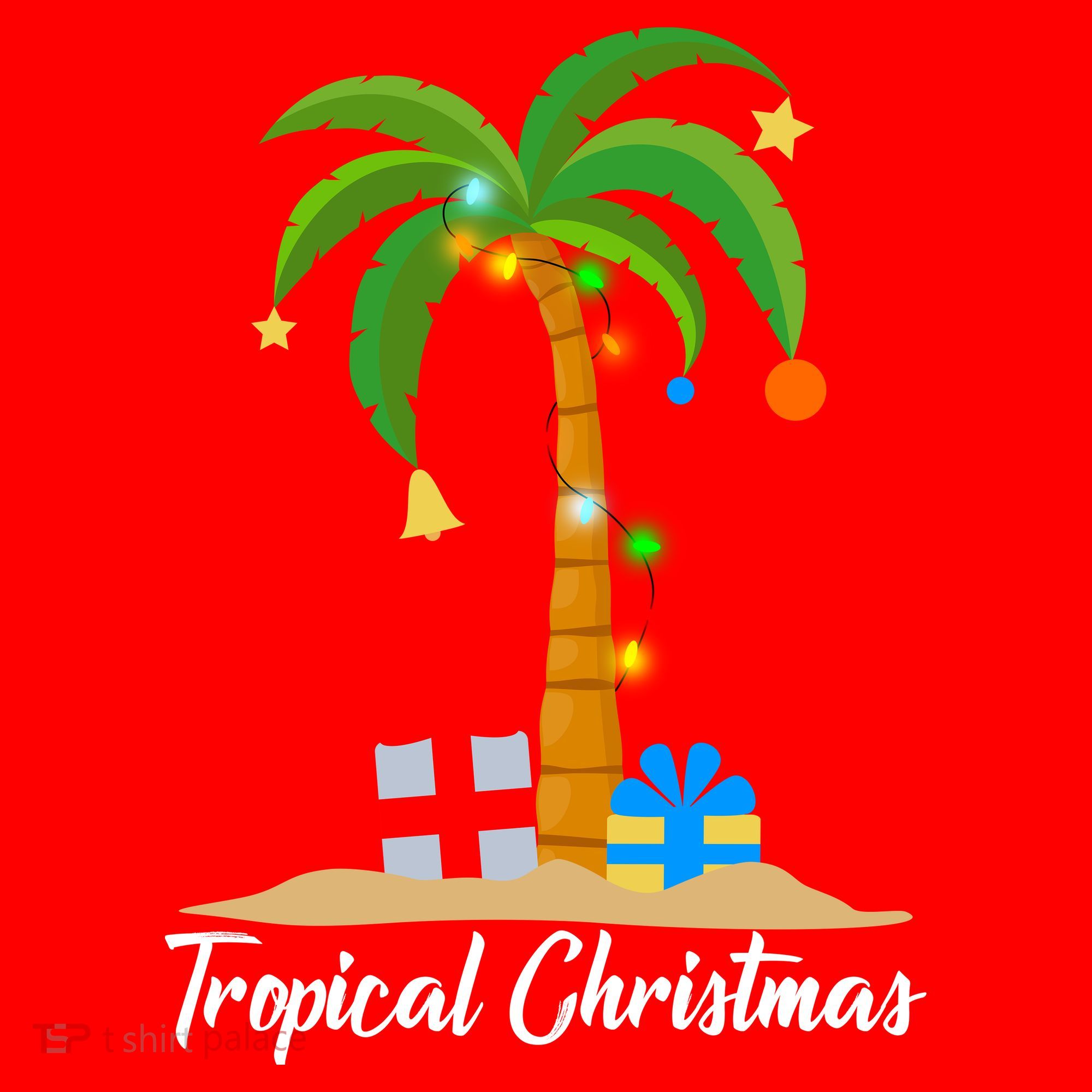 Tropical Christmas Women's Tank Top