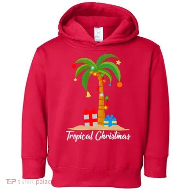 Tropical Christmas Toddler Hoodie