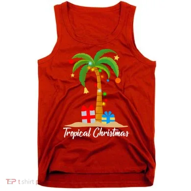 Tropical Christmas Tank Top